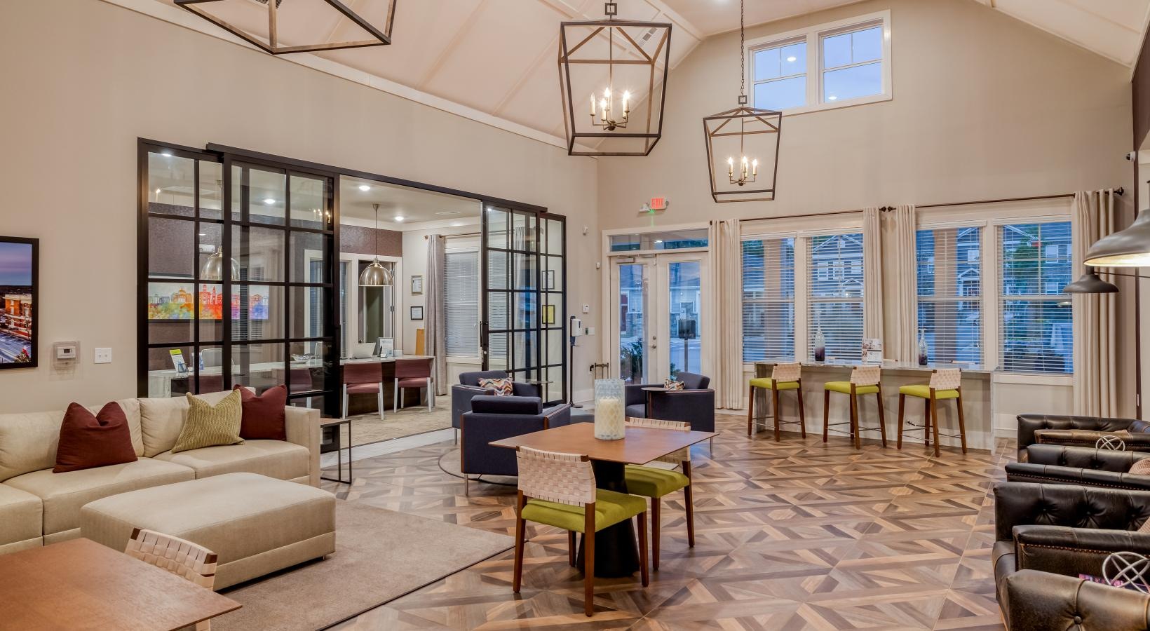 The essence of exceptional living a room with a couch and tables